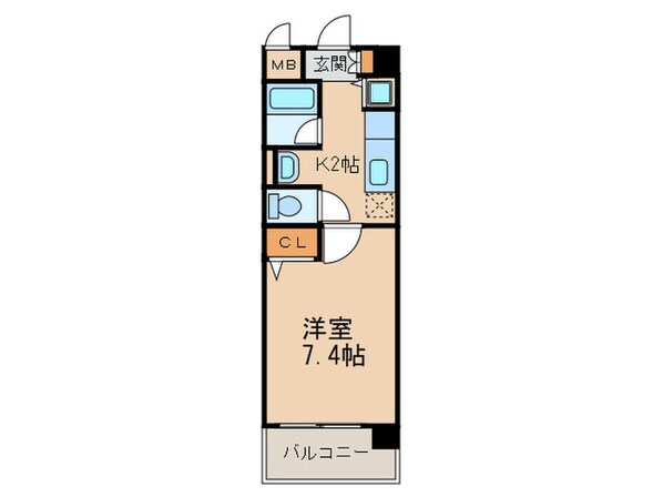 パークサイド西小路の物件間取画像